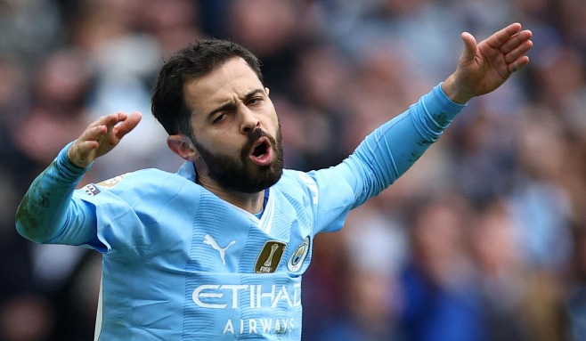 20240331, Bernardo Silva i matchen mellan Manchester City och Arsenal