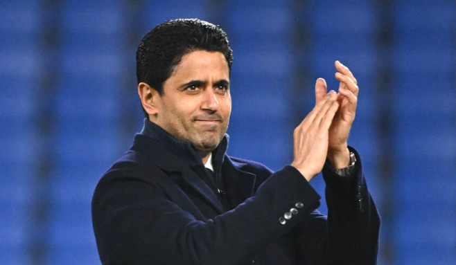 20240305, Nasser Al-Khelaifi efter matchen mot Real Sociedad i Champions League