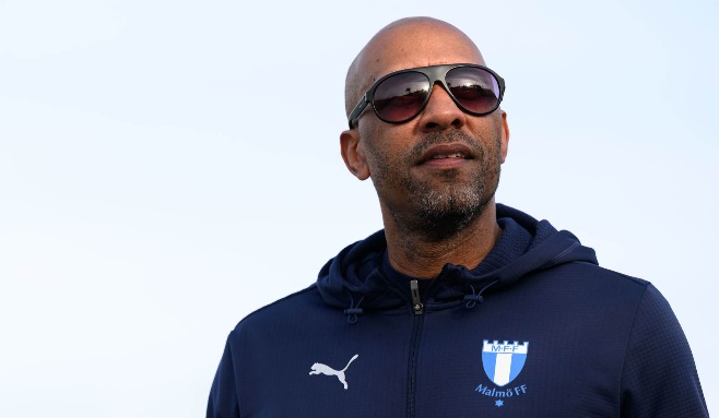 20240205, Jeffrey Aubynn under en träning med Malmö FF