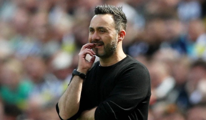 20240511, Brightons De Zerbi i matchen mot Newcastle United