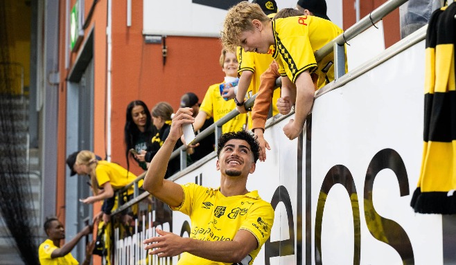 20240515, Elfsborgs Ahmed Qasem efter vinstmatchen mot AIK
