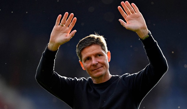 20240519, Crystal Palace tränare Oliver Glasner i sista matchen mot Aston Villa