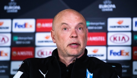 Uwe Rösler - Malmö FF - presskonferens Chelsea
